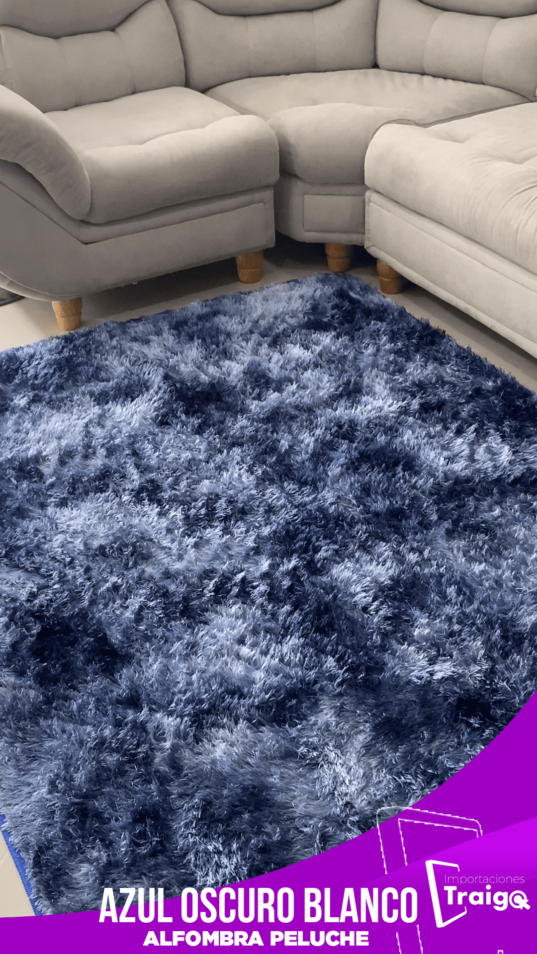 ALFOMBRA PELUCHE 2 mtr x 1,50