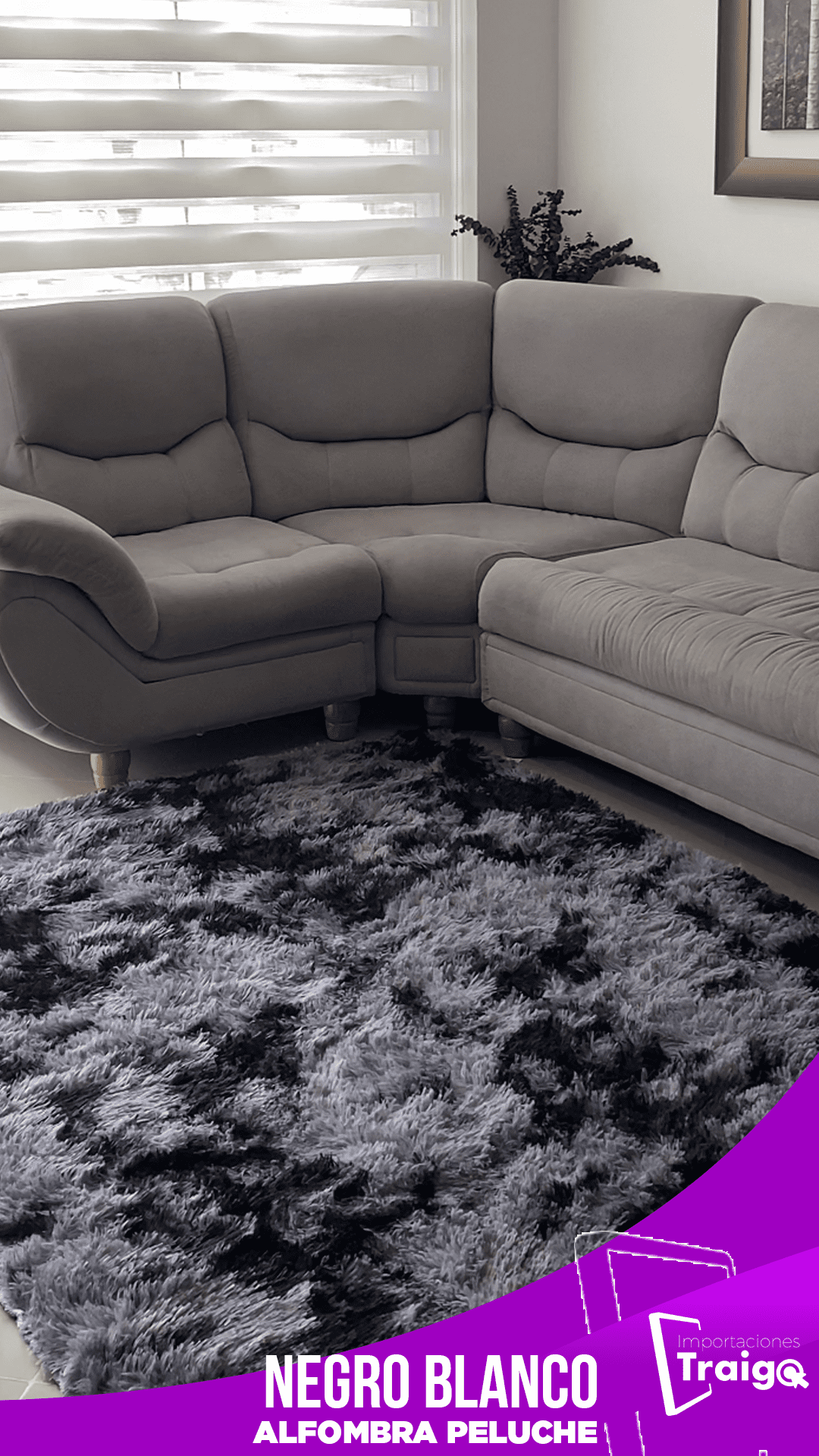 ALFOMBRA PELUCHE 2 mtr x 1,50
