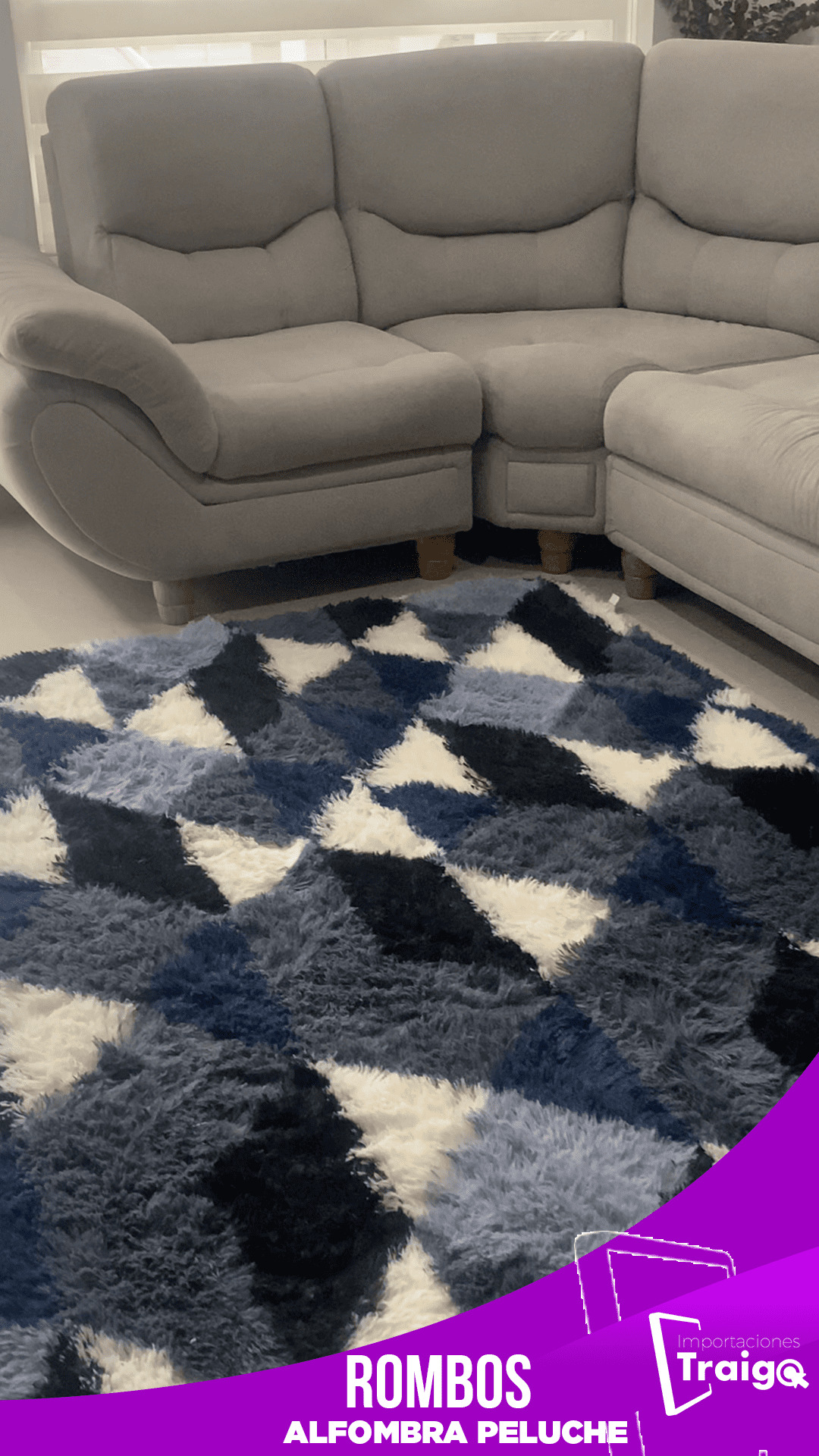 ALFOMBRA PELUCHE 2 mtr x 1,50